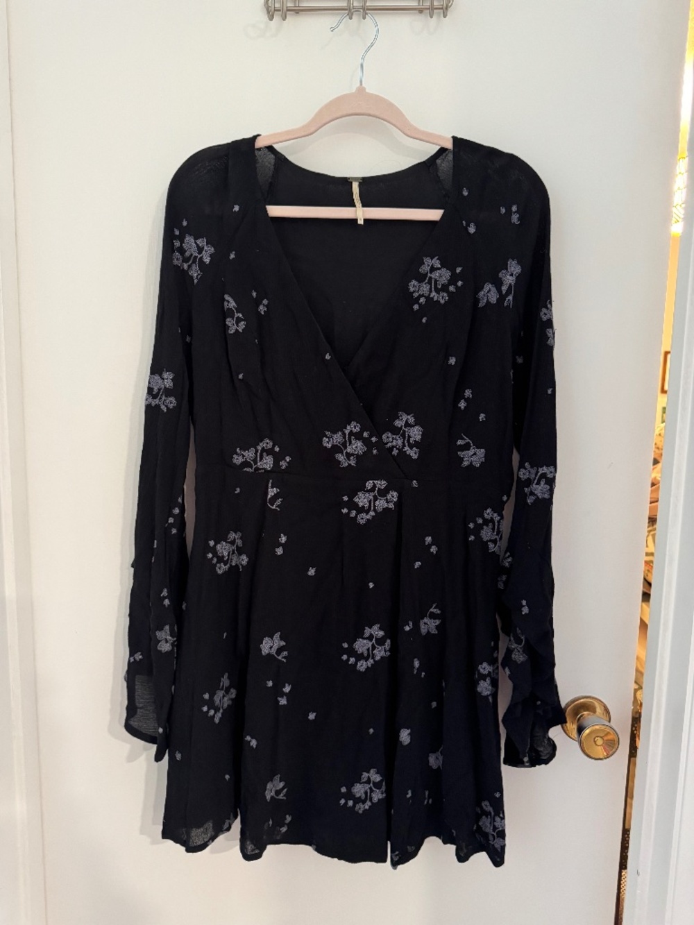 Free People Jasmine Dress, black, size 12